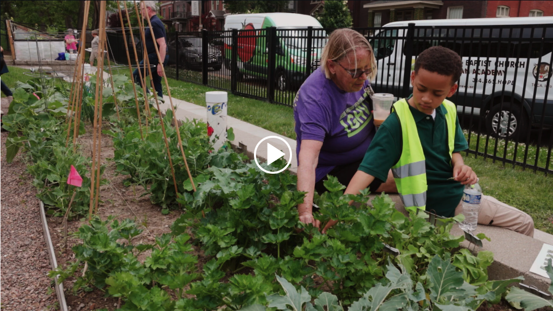 Green House Ventures terrace garden I-44 provides education to students